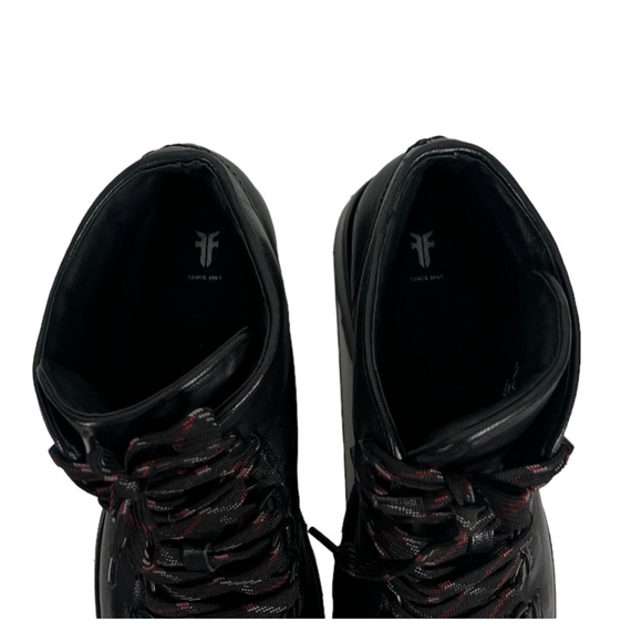Frye Womens Alta Black Leather Hiker Lug Sole Boots US 10 B MSRP $398 Outdoor - Picture 9 of 10